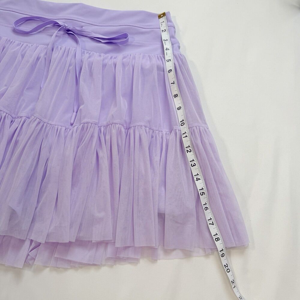 POPFLEX Pirouette Skort Mini Skirt 1X Digital Lavender Taylor Swift Coquette - Picture 8 of 10